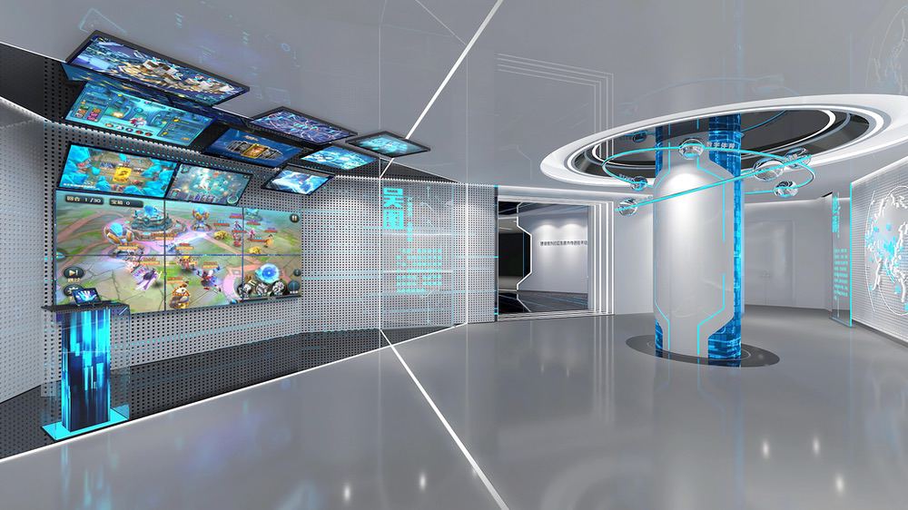 图片[4] - 浙数文化企业展厅设计效果图（共16张） - 展示酷