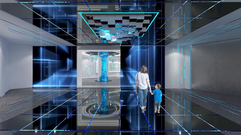 图片[5] - 浙数文化企业展厅设计效果图（共16张） - 展示酷