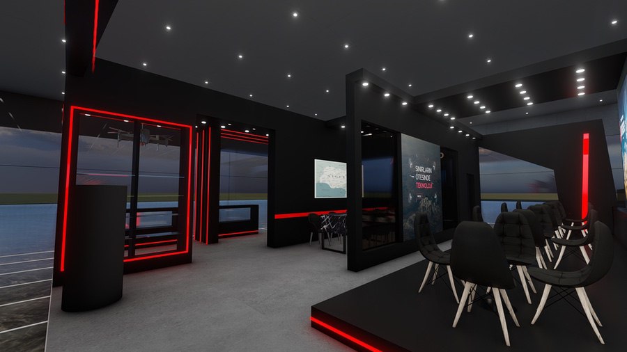 图片[2] - ASISGUARD 土耳其军工企业展台设计效果 - 展示酷
