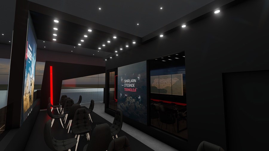 图片[1] - ASISGUARD 土耳其军工企业展台设计效果 - 展示酷