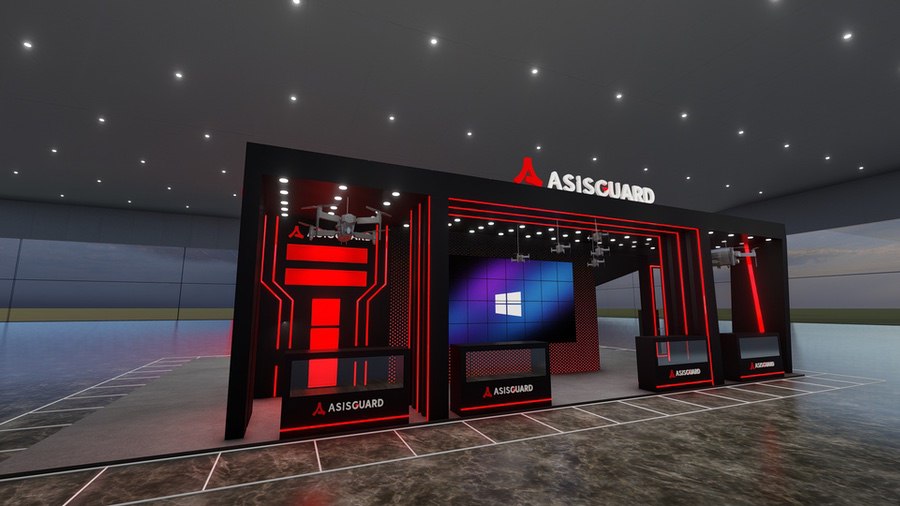 图片[3] - ASISGUARD 土耳其军工企业展台设计效果 - 展示酷