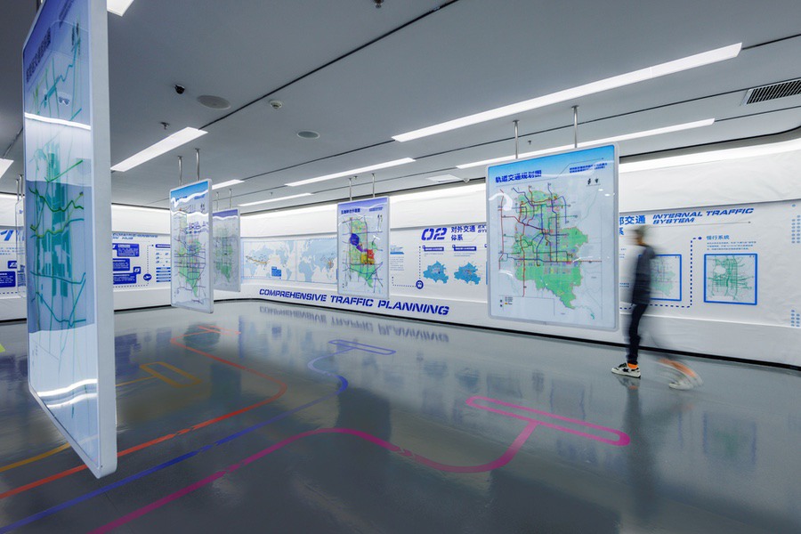 图片[2] - 郑州航空港区城市会客厅 展厅实景拍摄照片 - 展示酷