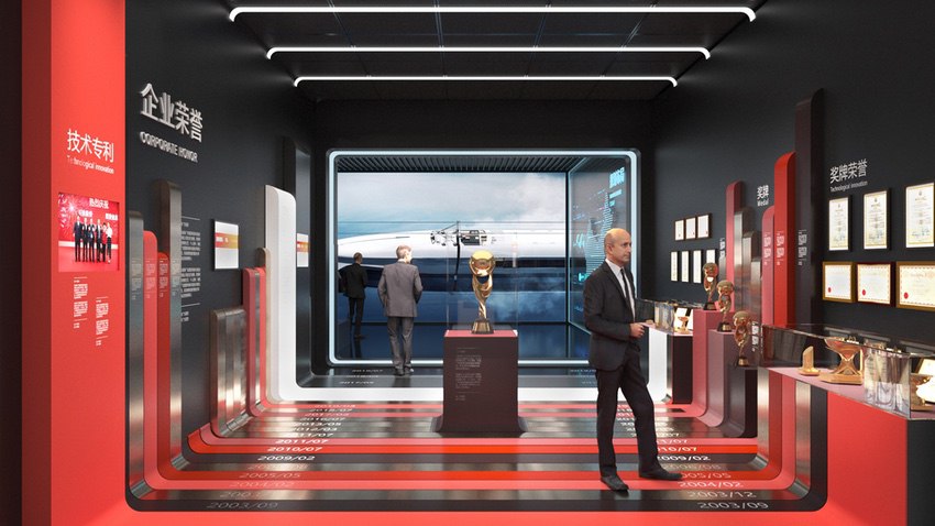 图片[3] - 浙江天铁股份集团展厅设计效果图｜22张｜JPG｜13.25M - 展示酷