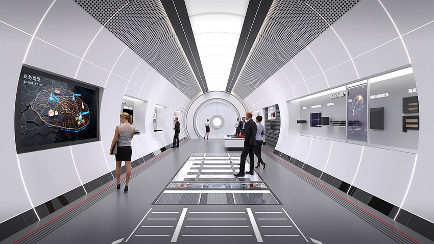 图片[2] - 浙江天铁股份集团展厅设计效果图｜22张｜JPG｜13.25M - 展示酷