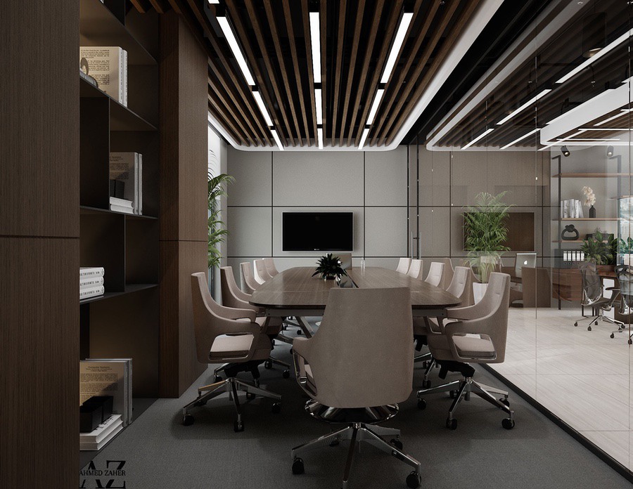 图片[4] - 沙特阿拉伯现代办公室室内设计效果图｜12张｜JPG｜12.85M - 展示酷